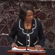 In this screengrab taken from a Senate Television webcast, House impeachment manager Rep. Val Demings (D-FLla.) speaks during impeachment proceedings against U.S. President Donald Trump.